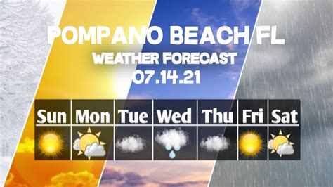 pompano beach radar weather channel|pompano beach 7 day forecast.